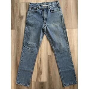 Carhartt Dungaree Fit Carpenter Jeans Mens Size 34x36 Blue Work Pants Vintage